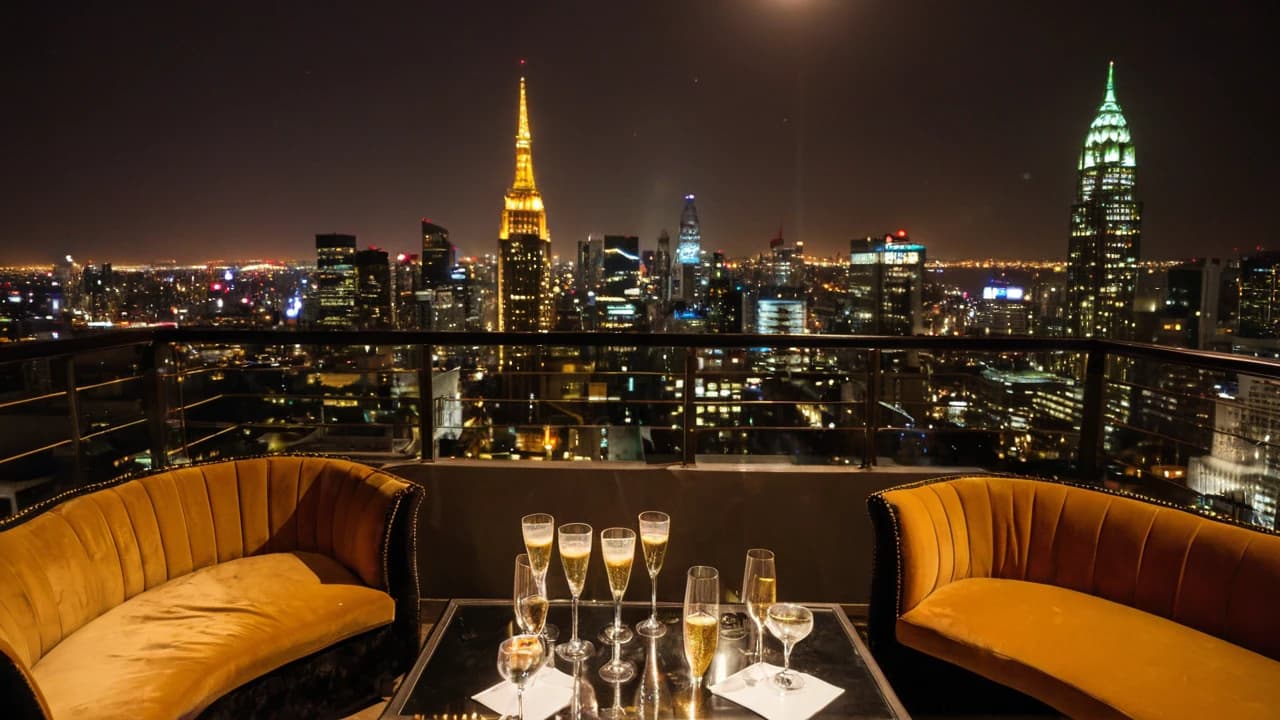 Refined nightlife ambience